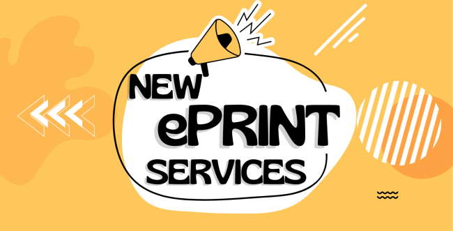 ePRINT services banner